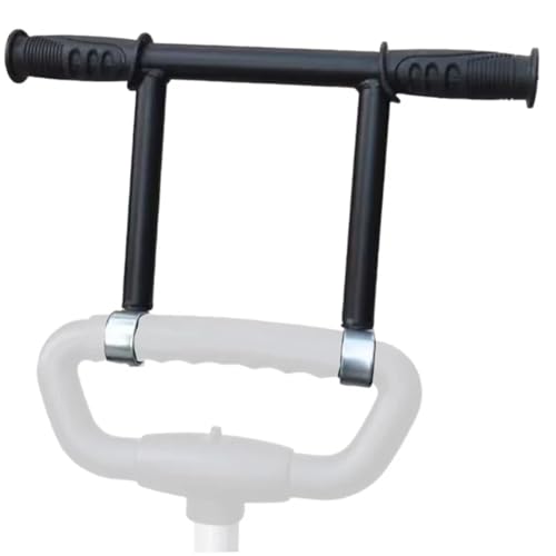 Extension De Poignée De Poussette - Barre Métallique Robuste Pour Parents Grands, Compatible Multi-Marques, 3 Clips Inclus